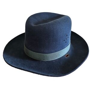 Stratton F42 Felt Self Forming Campaign Sheriff State Trooper Hat Sz 7